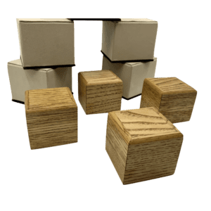 Astucci in Castagno con scatola in micro fibra per gioielli fatto a mano in Italia